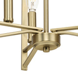 Progress Lighting Roxobel 3-Light Brushed Gold Modern/Contemporary Square Medium Hanging Pendant Light