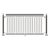 Freedom VersaRail Classic 8-ft x 42-in Matte Bronze Aluminum Deck Rail Kit