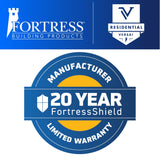 Fortress Building Products Versai 5-ft H x 4-ft W Gloss Black Powder-coated Galvanized Steel Spaced Picket Flat-top Privacy Walk-thru Fence Gate