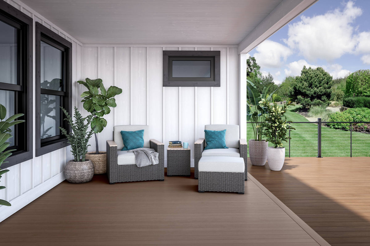Deckorators Porch flooring 1-in x 4-in Composite Deck Board