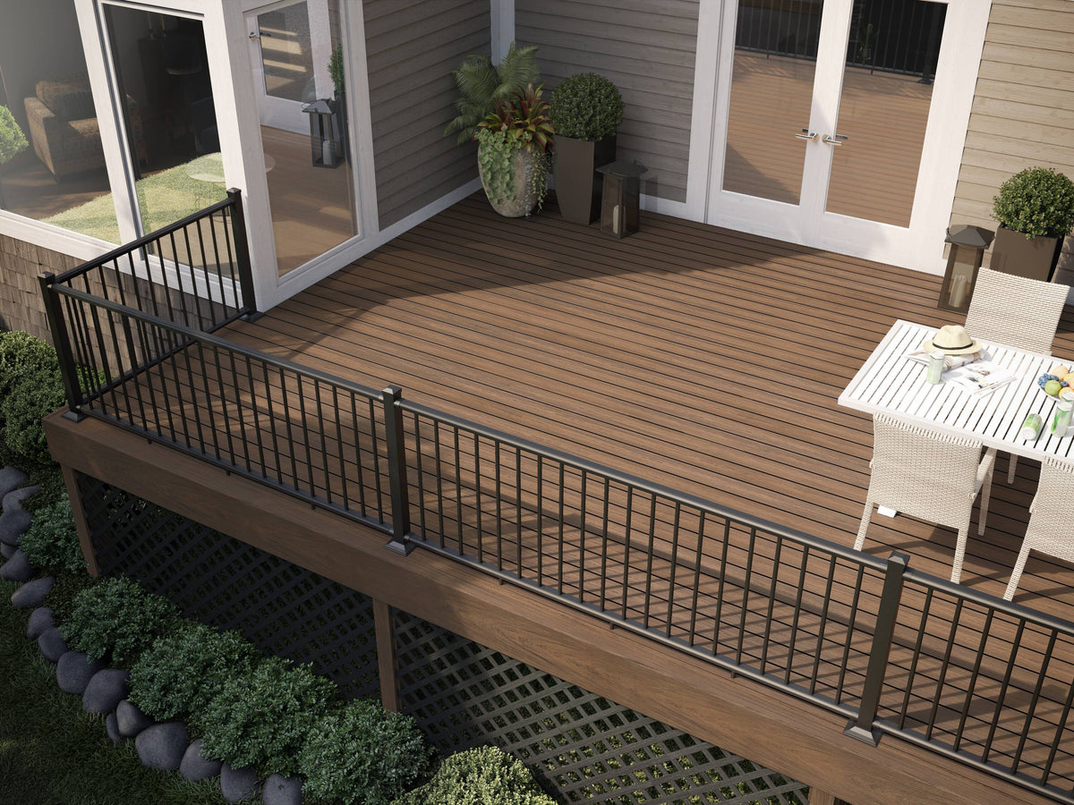 Deckorators Vault 1/2-in x 12-in x 12-ft Composite Mesquite Fascia Deck Board (Actual Size: 0.4375-in x 11.25-in)