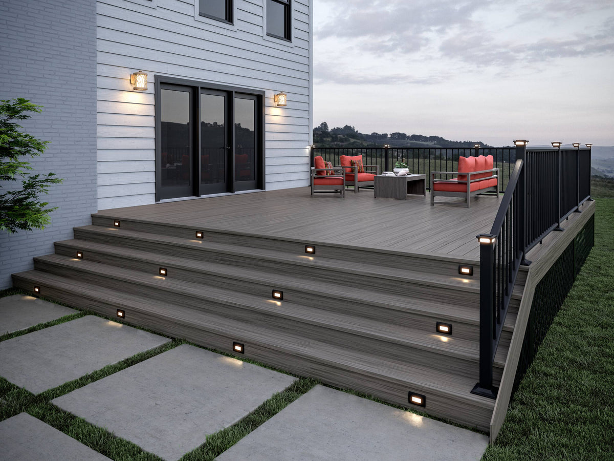 Deckorators Voyage 1/2-in x 12-in x 12-ft Composite Sierra Fascia Deck Board (Actual Size: 0.4375-in x 11.25-in)