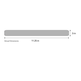 Deckorators Voyage 1/2-in x 12-in x 12-ft Composite Sierra Fascia Deck Board (Actual Size: 0.4375-in x 11.25-in)