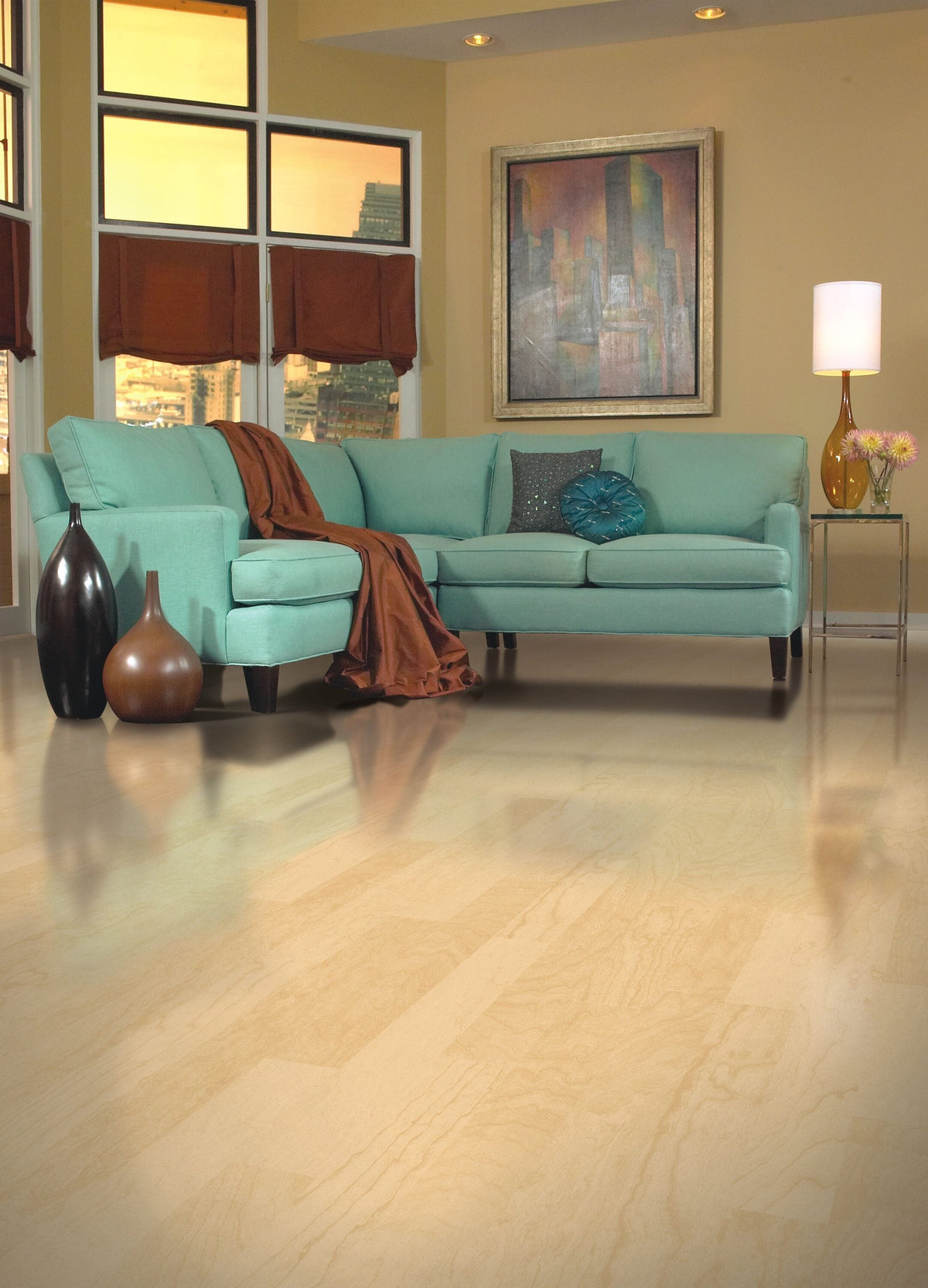 Bruce Turlington American Exotics Natural Maple 3-in W x 3/8-in T x 60-in Smooth/Traditional Engineered Hardwood Flooring (31.5-sq ft / Carton)