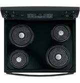 GE 30-in 4 Elements 5.0-cu ft Self-Cleaning Freestanding Electric Range (Black)