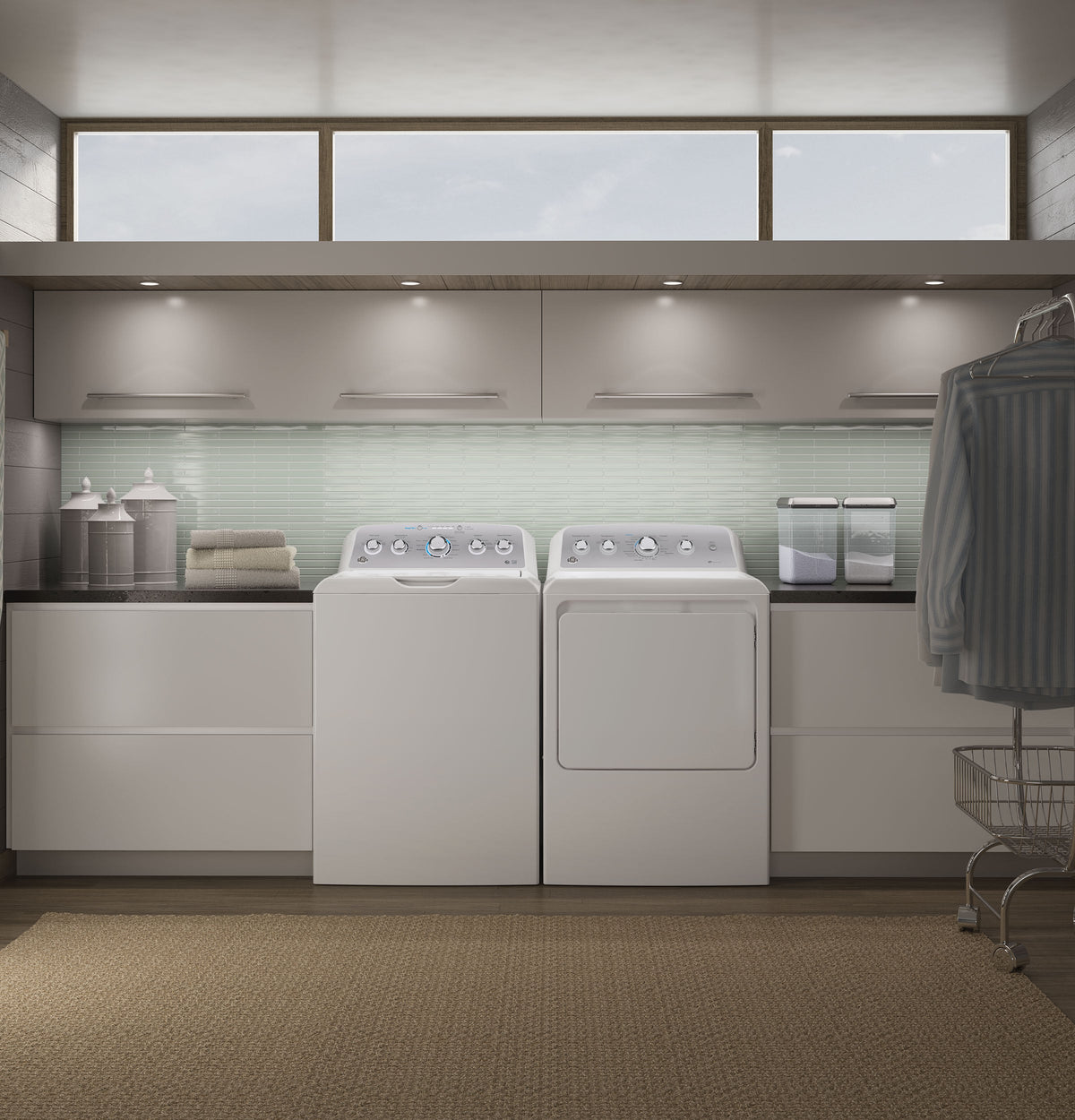 GE 4.6-cu ft High Efficiency Top-Load Washer (White) ENERGY STAR