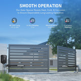 CO-Z 20-ft Dual Swing Universal Electric Driveway Gate Opener Kit