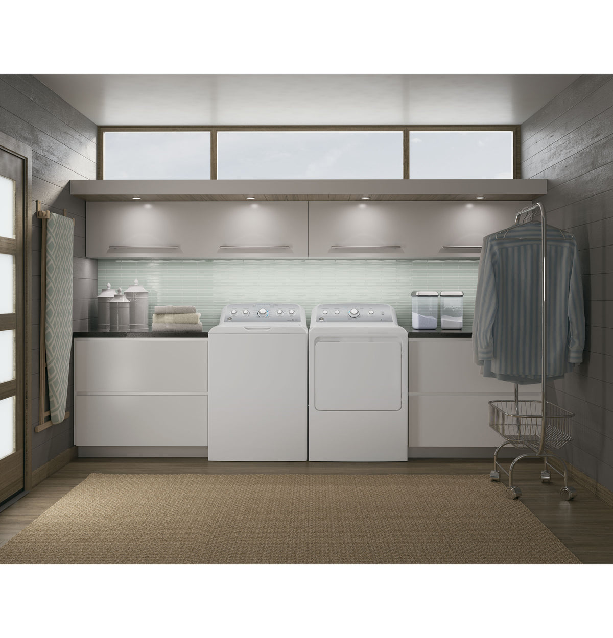 GE 7.2-cu ft Electric Dryer (White)