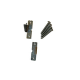 Project Source 2-Pack Zinc Steel Single Curtain Rod Brackets, 1.63 in Length