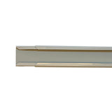 Project Source 48-in to 84-in White Steel Wide-Pocket Single Curtain Rod