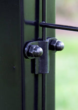 Ironcraft Accessory 3-in Black Powder Coated Metal Fence Mounting Bracket For Metal Fence