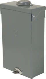 Square D Homeline 125-Amp 4-space load center - side view