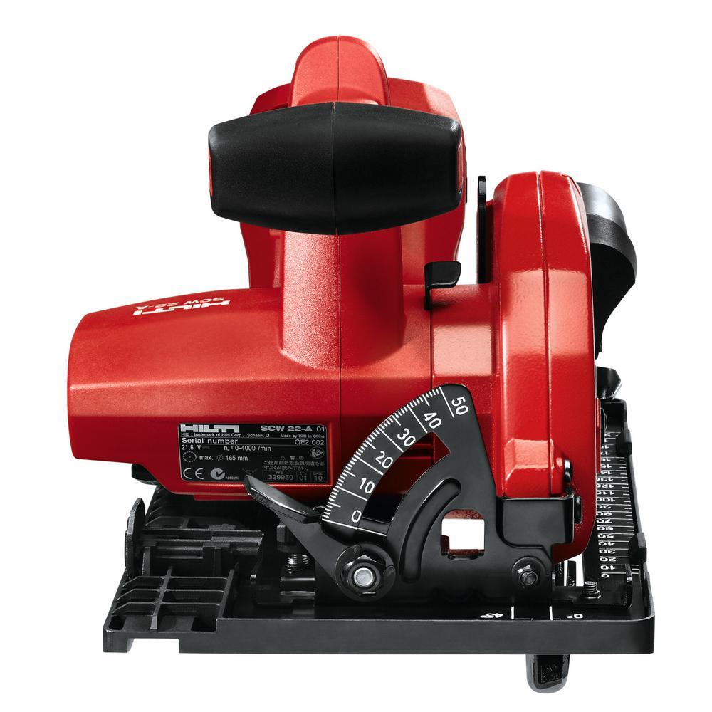 SCW 22-Volt Lithium-Ion Cordless Circular Saw Kit - Super Arbor
