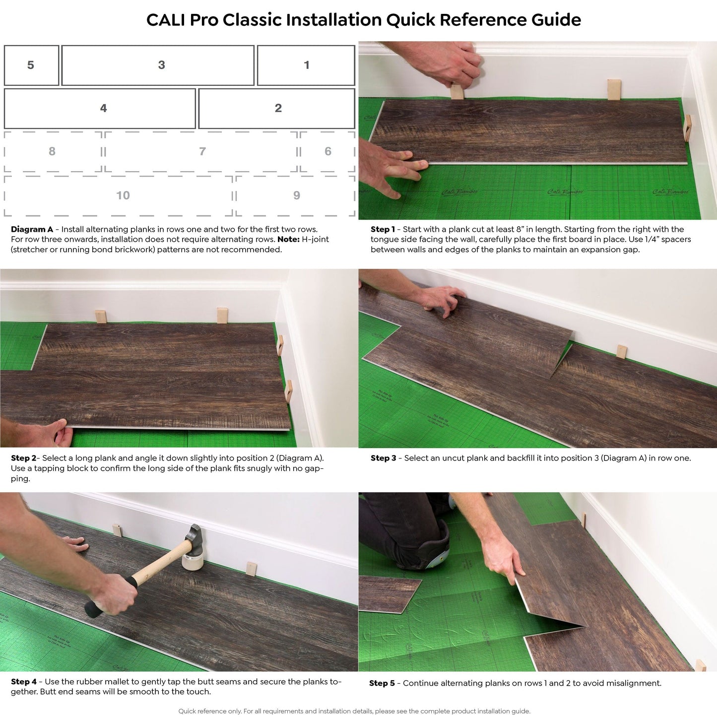CALI Vinyl Pro Classic Walnut Creek 7-in W x 5.5-mm T Waterproof Interlocking Luxury Vinyl Plank Flooring (23.77-sq ft/Carton)