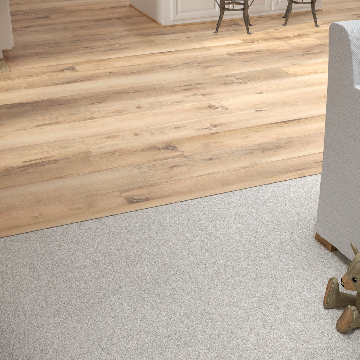 CALI North Shore Oak 1.25-in x 72.83-in Vinyl Floor T-Moulding