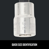 CRAFTSMAN Standard (SAE) 1/4-in Drive 6-Point 3/16-in Shallow Socket