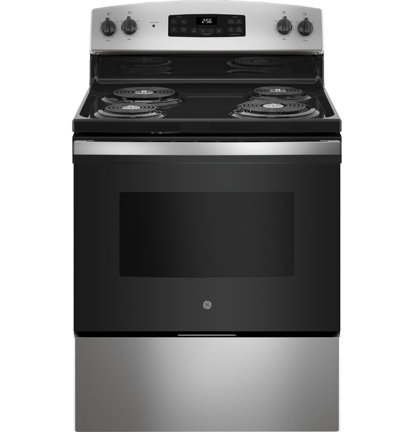 30-in 4 burners 5.0-cu ft Freestanding Electric Range ( Stainless Steel )