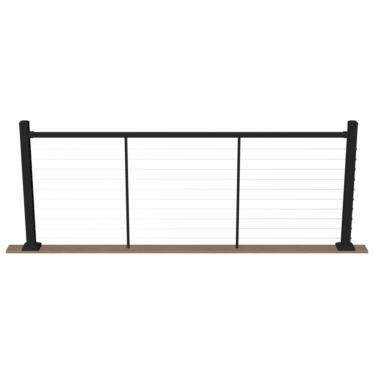 Deckorators Contemporary cable Aluminum Deck Cable Rail Kit
