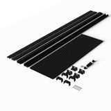 Deckorators Rapid Rail 6-ft x 42-in Matte Black Aluminum Deck Rail Kit