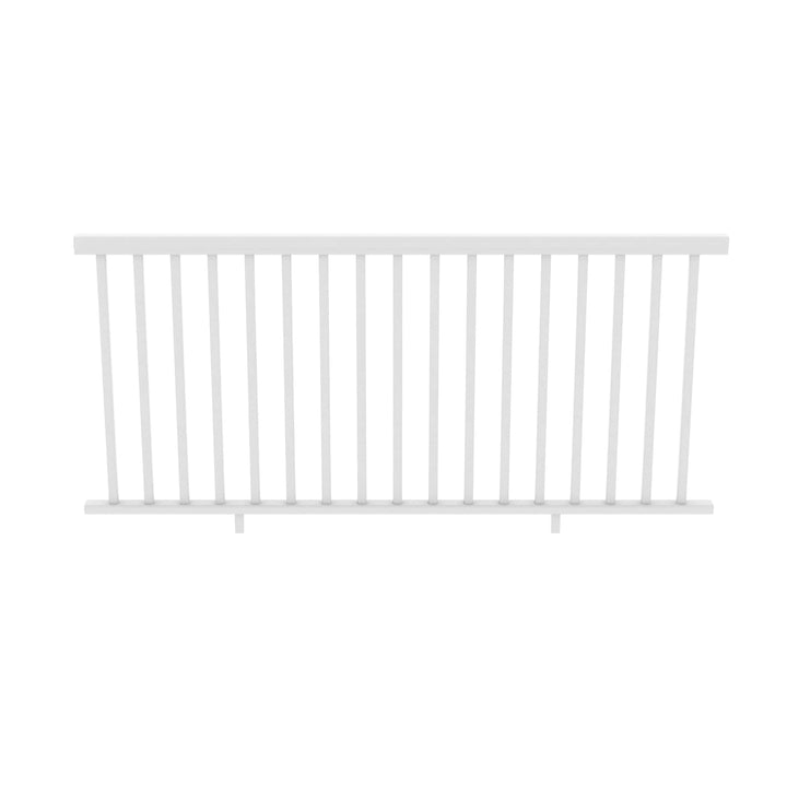 Deckorators Grab and Go 8-ft x 42-in White Composite Deck Rail Kit