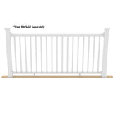 Deckorators Grab and Go 8-ft x 42-in White Composite Deck Rail Kit