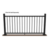 Deckorators Rapid Rail Matte Black Aluminum Deck Rail Kit