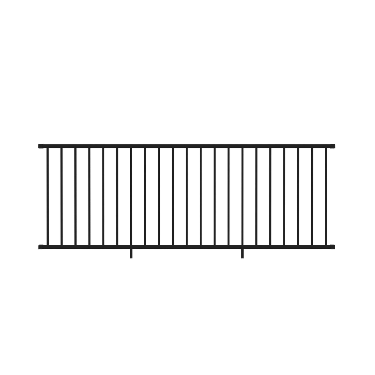 Deckorators Rapid Rail Matte Black Aluminum Deck Rail Kit