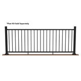 Deckorators Rapid Rail Matte Black Aluminum Deck Rail Kit