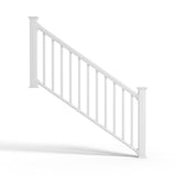 Deckorators Grab and Go White Composite Deck Stair Rail Kit