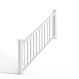 Deckorators Grab and Go White Composite Deck Stair Rail Kit