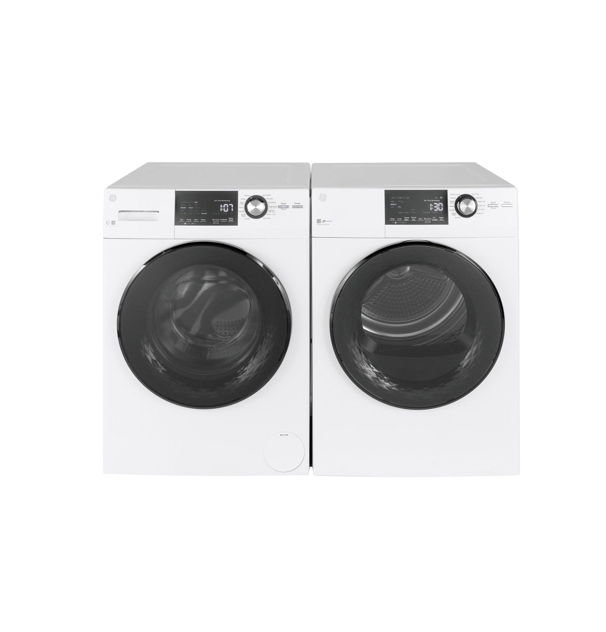 GE 4.3-cu ft Stackable Vented Electric Dryer, White