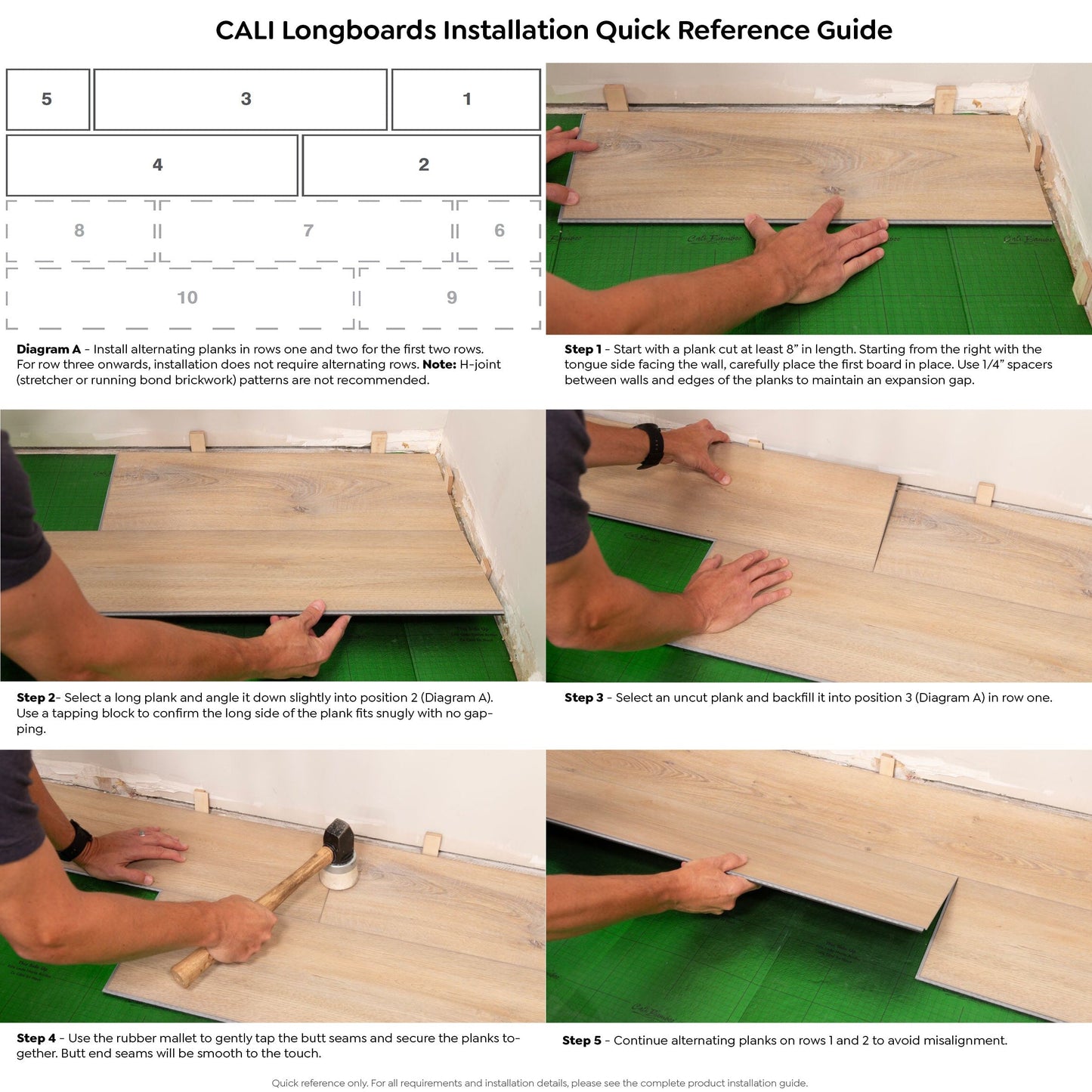 CALI Longboards Vinyl Pro Seaboard Oak 9-in W x 70.87-in L x 8-mm Thick Waterproof Interlocking Luxury Vinyl Plank Flooring (26.62-sq ft/carton)
