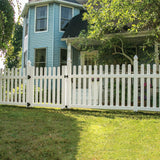 Freedom Coventry 4-ft H x 5-ft W White Vinyl Fence Gate Kit (Unassembled)