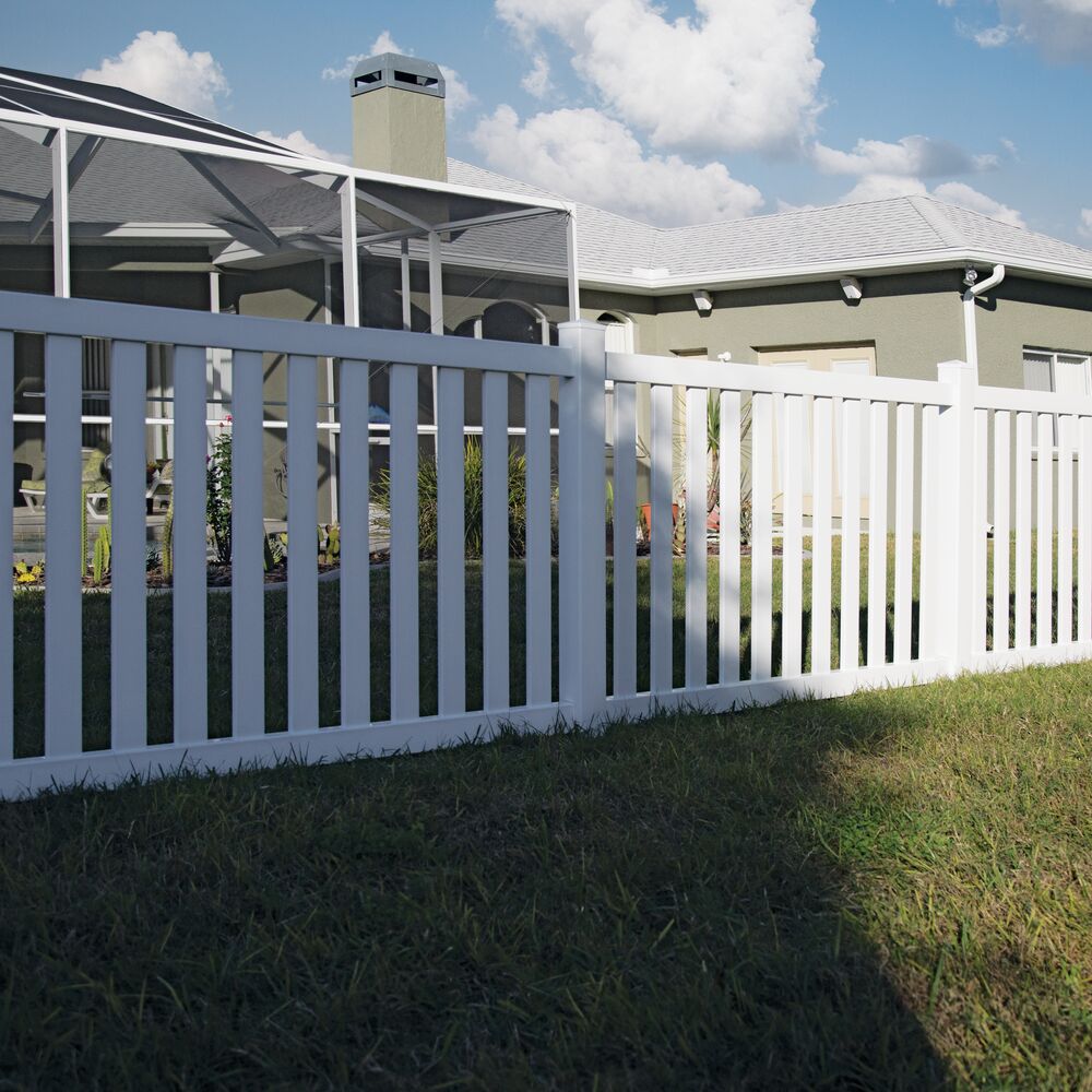 Freedom Durham 6-ft H x 4-in W White Vinyl Corner Fence Post (Unassembled)