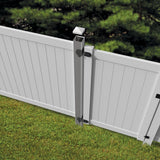 Freedom 5x5x106 5-in Silver Metal Post Insert For Vinyl Fence