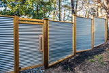 Gibraltar Building Products Corrugated Galvanized Steel Roof Panel, Metallic Finish, 2.145-ft x 8-ft (31-Gauge)