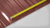 Gibraltar Building Products 3.125-ft x 8-ft SM-Rib Red Galvalume Steel Roof Panel, 29-Gauge, 36-in Coverage