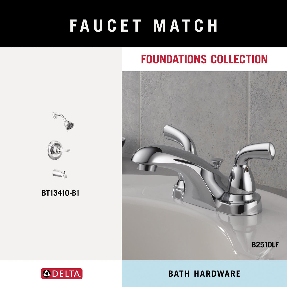 Delta 3-Piece Foundations Polished Chrome Decorative Bathroom Hardware Set