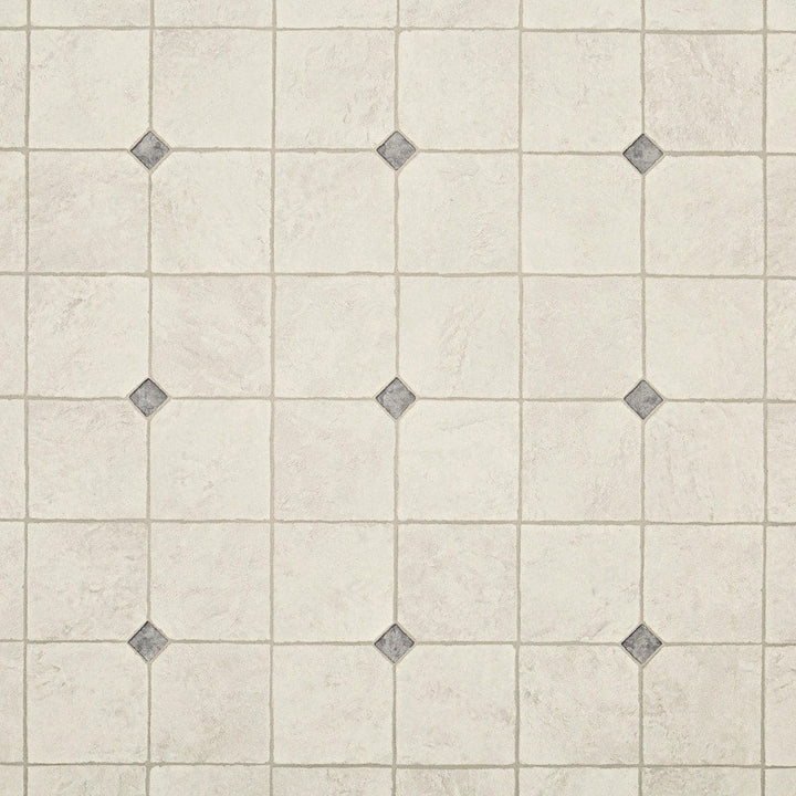 Style Selections 12-ft W Cut-to-Length Carriage Point Stone Tile-Look Low-Gloss Sheet Vinyl Flooring