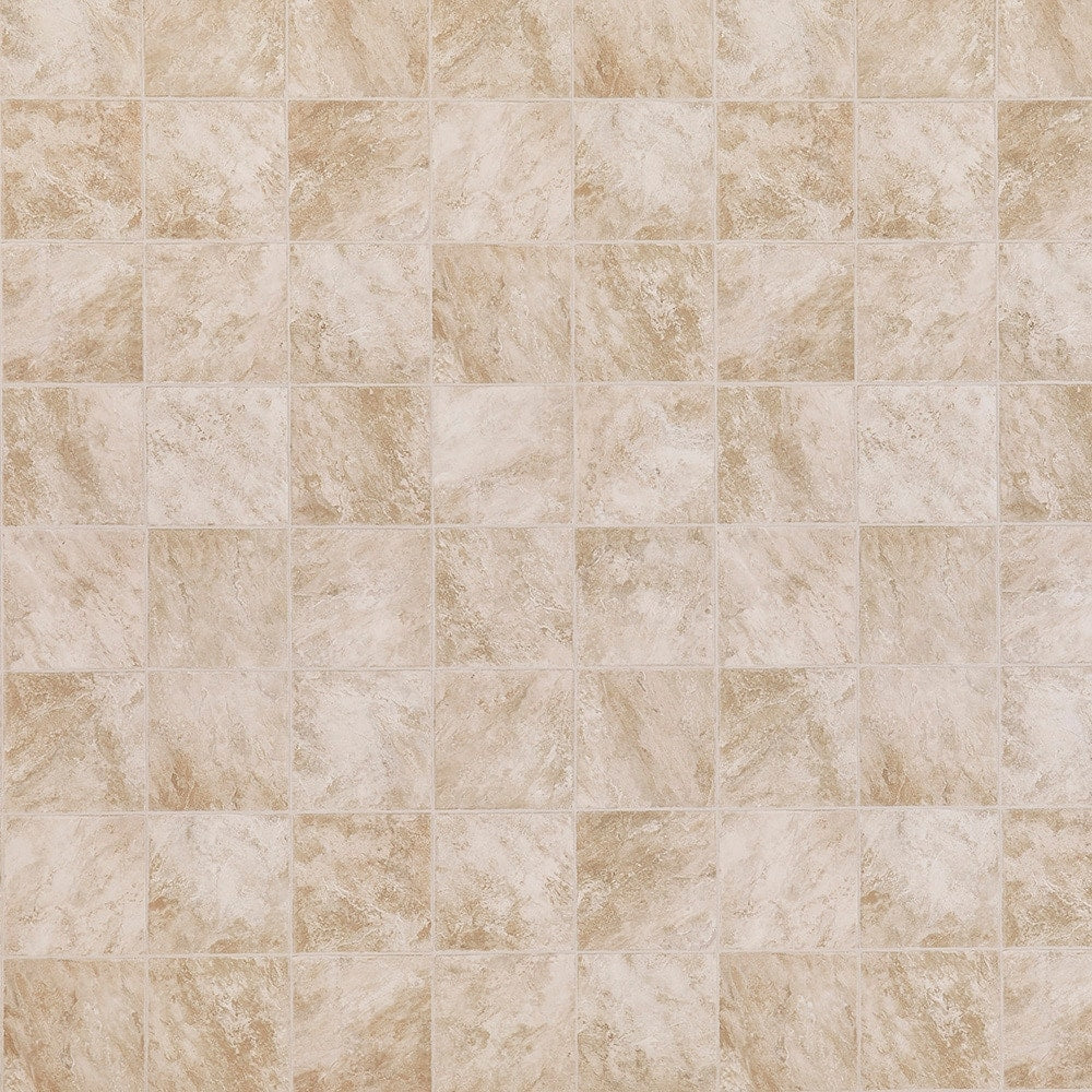 Style Selections 12-ft W x Cut-to-Length San Marco Slate Stone Look Low-Gloss Sheet Vinyl Flooring