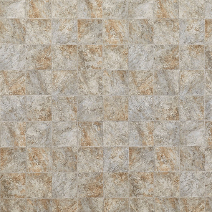Style Selections 12-ft W Cut-to-Length Sienna Slate Stone-Look Low-Gloss Sheet Vinyl Flooring