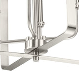 Progress Lighting McColl 4-Light Brushed Nickel Transitional Cage Chandelier