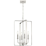 Progress Lighting McColl 4-Light Brushed Nickel Transitional Cage Chandelier