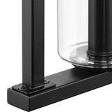 Progress Lighting Glennaire 6-Light Matte Black Modern/Contemporary Clear Glass Linear Large Hanging Kitchen Island Light