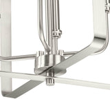 Progress Lighting McColl 4-Light Brushed Nickel Transitional Cage Chandelier
