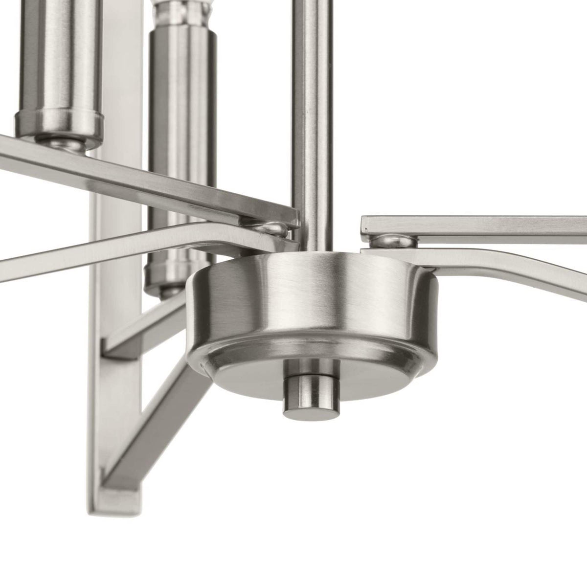 Progress Lighting Roxobel 3-Light Brushed Nickel Modern/Contemporary Square Medium Hanging Pendant Light