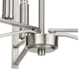 Progress Lighting Roxobel 3-Light Brushed Nickel Modern/Contemporary Square Medium Hanging Pendant Light