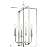 Progress Lighting McColl 4-Light Brushed Nickel Transitional Cage Chandelier