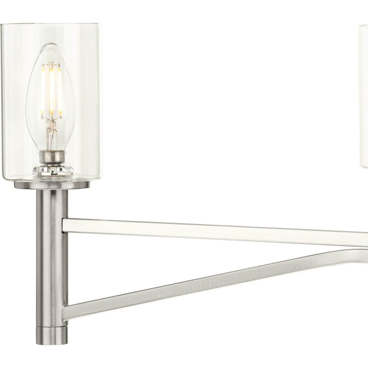 Progress Lighting Roxobel 5-Light Brushed Nickel Modern/Contemporary Chandelier