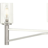 Progress Lighting Roxobel 5-Light Brushed Nickel Modern/Contemporary Chandelier